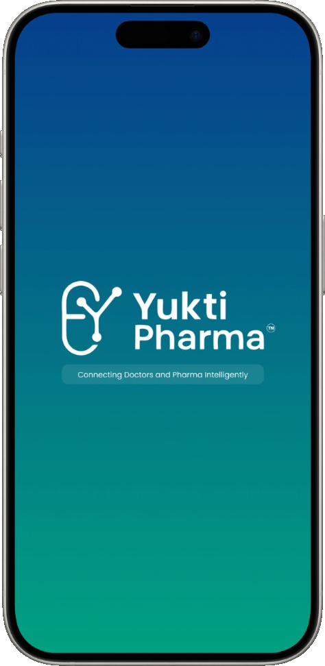 YuktiPharma mobile app splash screen